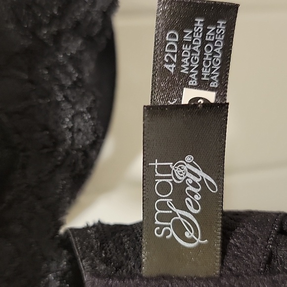 Smart&Sexy Black Lace Bra Size 42DD NWT - Picture 3 of 5
